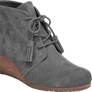 Dr. Scholl's Dakota Wedge Ankle Grey Boot